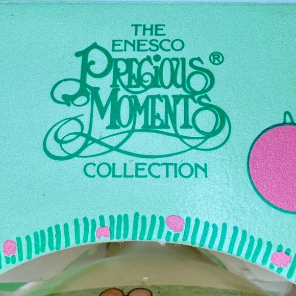 Precious Moments Glass Ornament 1994 Youre As Pretty As A Christmas Tree VTG - Picture 8 of 10